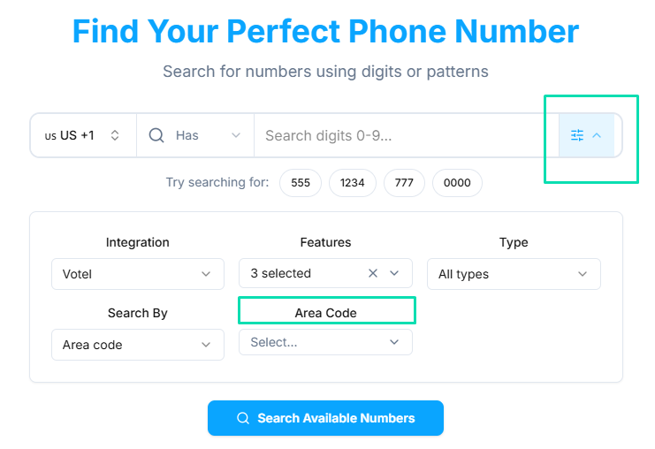 Area Code  City  State